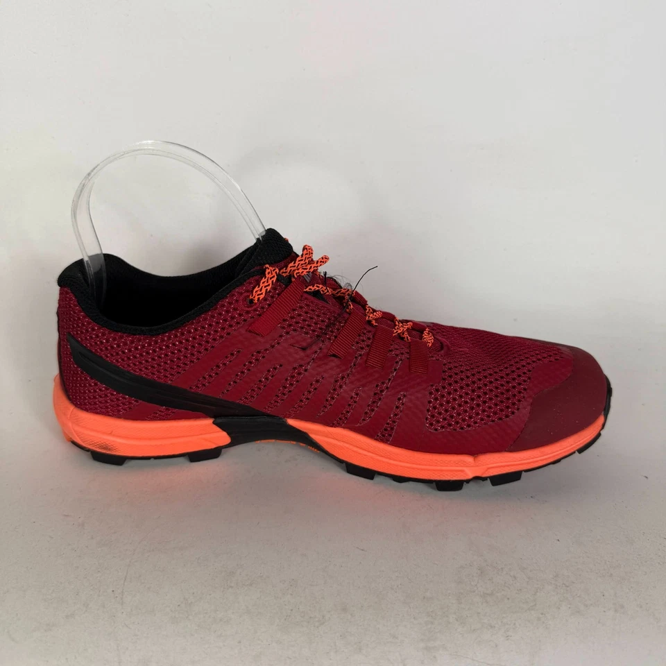 Zapatillas deportivas Inov-8 RocLite 290 para mujer 9 rojas de malla con cordones Foto 3 de 4