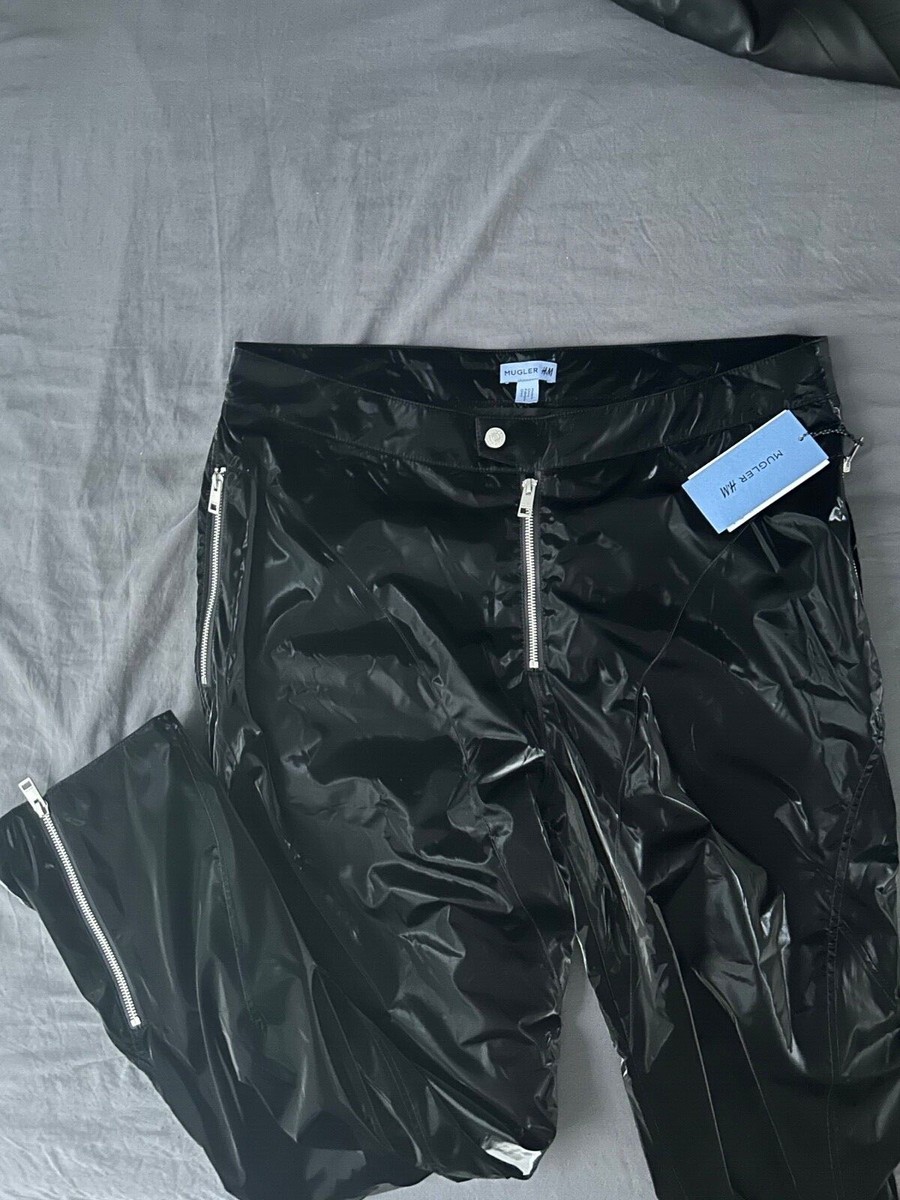 Mugler X H&M Men's Size 38 Sheen Biker Pants | eBay