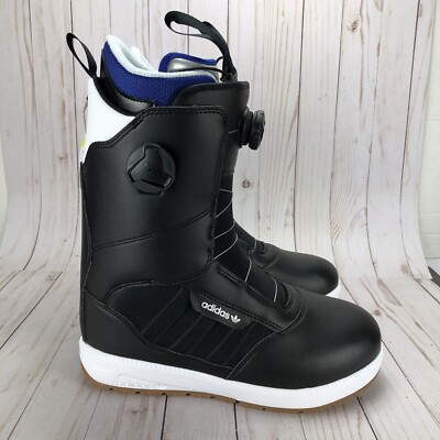 ADIDAS RESPONSE 3MC ADV BOA SNOWBOARDING BOOTS MENS SIZE 8.5 BLACK WHITE EG9391