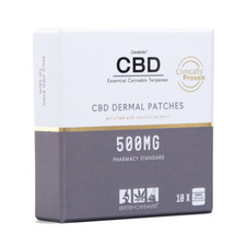 CBD Patches, 10 x 50mg Dermal CBD Patch, Hypoallergenic, Dermatologically Tested