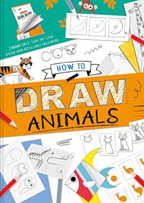 How to Draw Animals With StepB - Paperback - GOOD