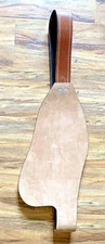 NEW Right Side Only Western Saddle Roughout Leather Stirrup Fender 27" Horse