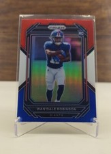 2022 Prizm #315 Wan'dale Robinson Red White Blue Prizm Rookie RC Giants