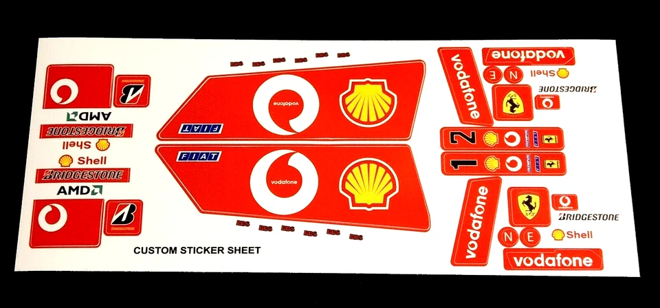 Custom Aufkleber für 8386 Replacement Sticker