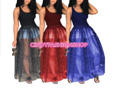 knee length dresses for ladies Camila Floral Patchwork Maxi Dress- Blue – Joey Lynn Boutique main image 1
