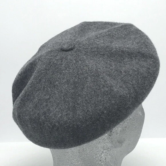 Men's Kangol Grey Wool Jax Beret Hat | eBay