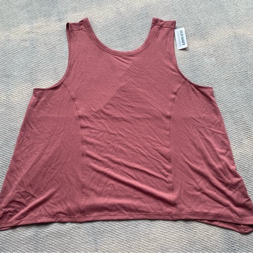 Camiseta sin mangas Old Navy Rosa Rosa Frontal Cruzado Talla Mediana Alta Nueva con etiquetas para mujer - Imagen 5 de 10