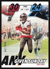 2023 Panini Prestige #AGS-17 Mike Evans Any Given Sunday Xtra Points Blue /249