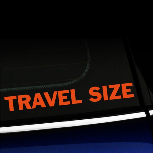 Travel Size - Funny Sticker Decal for Small Car MINI Cooper Fiat Beetle Smart - Picture 10 of 26