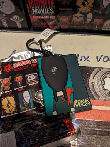 *The Addams Family Poster* Midnight Movies Monogram Figural Bag Clip Horrror - Picture 2 of 2