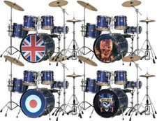 FULL COLOUR CUSTOM DRUMKIT
