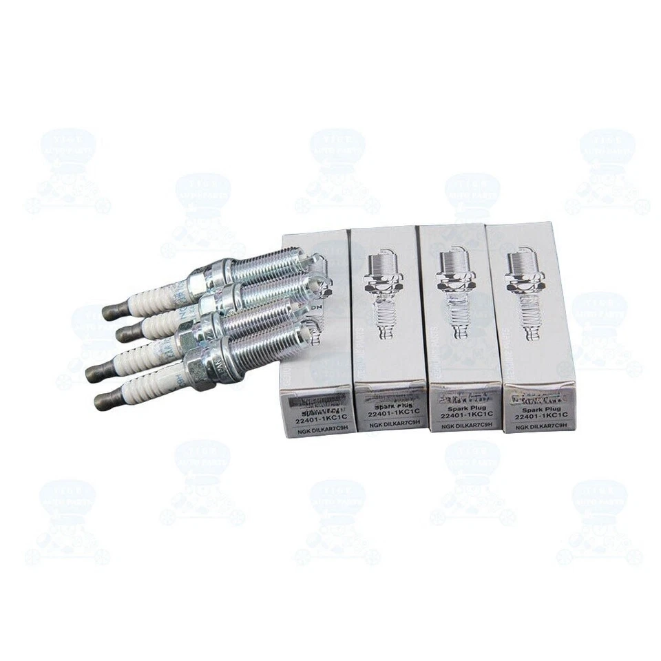 4x OEM DILKAR7C9H 22401-1KC1C Spark Plugs For Infiniti Nissan Murano Pathfinder Foto 3 de 4