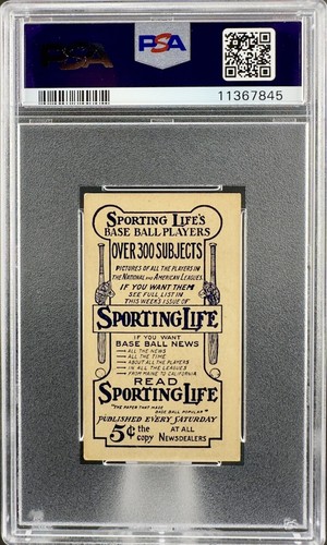 1911 M116 Sporting Life Frank Chance - PSA 6 - Ex-Mt - Pastel - Beautiful - Picture 2 of 4