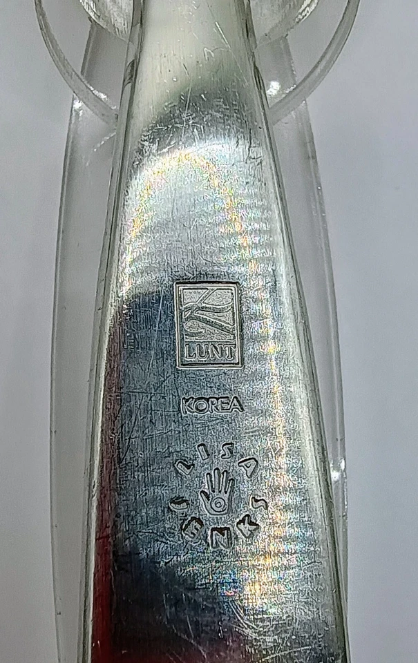 Lisa Jenks ZIG ZAG Patrón Cubiertos ELECCIÓN Cubiertos Sin Cucharaditas ni Tenedor para Ensaladas Foto 2 de 4