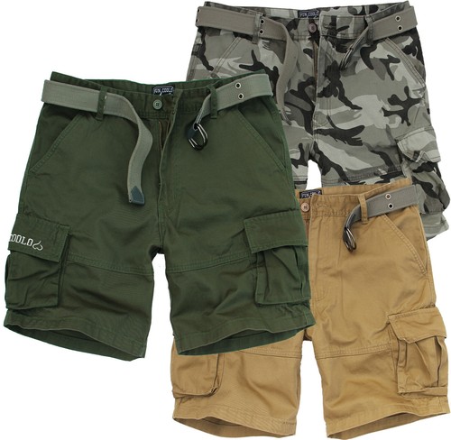 Bermuda Pantaloncini Cargo short uomo con tasconi multitasche militari Fun  Coolo | eBay