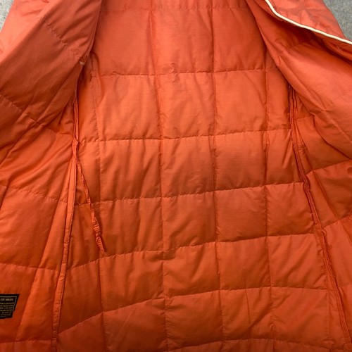 Vintage Gr. M EDDIE BAUER gesteppter Gänsedaunen Bademantel/Hausmantel korallenrosa - Bild 6 von 12