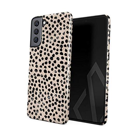 Phone Case Compatible with Samsung - Hybrid 2-Layer Galaxy S21 Almond Latte