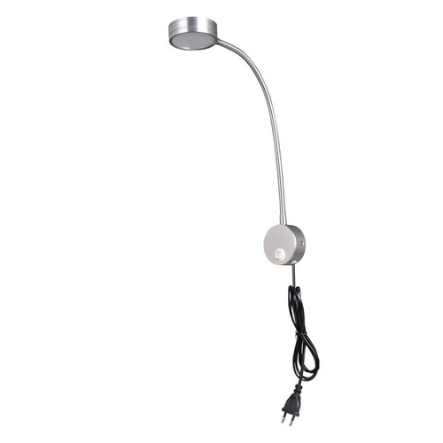 3W/5W LED Picture Light Gooseneck Wall Sconce Bedside Lamp Fixture Button+Plug - Picture 14 of 17