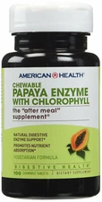 Papaya Enzyme w/Chlorophyll Chewable Tablets 100 Tabs