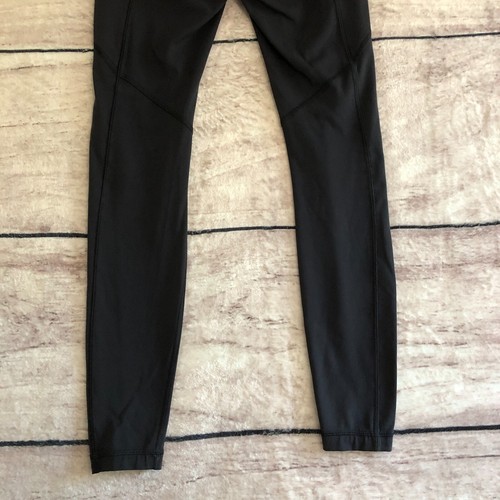 Lululemon Speed Tight V Womens 4 Black Zip Pocket Yoga Athleisure - Picture 5 of 14