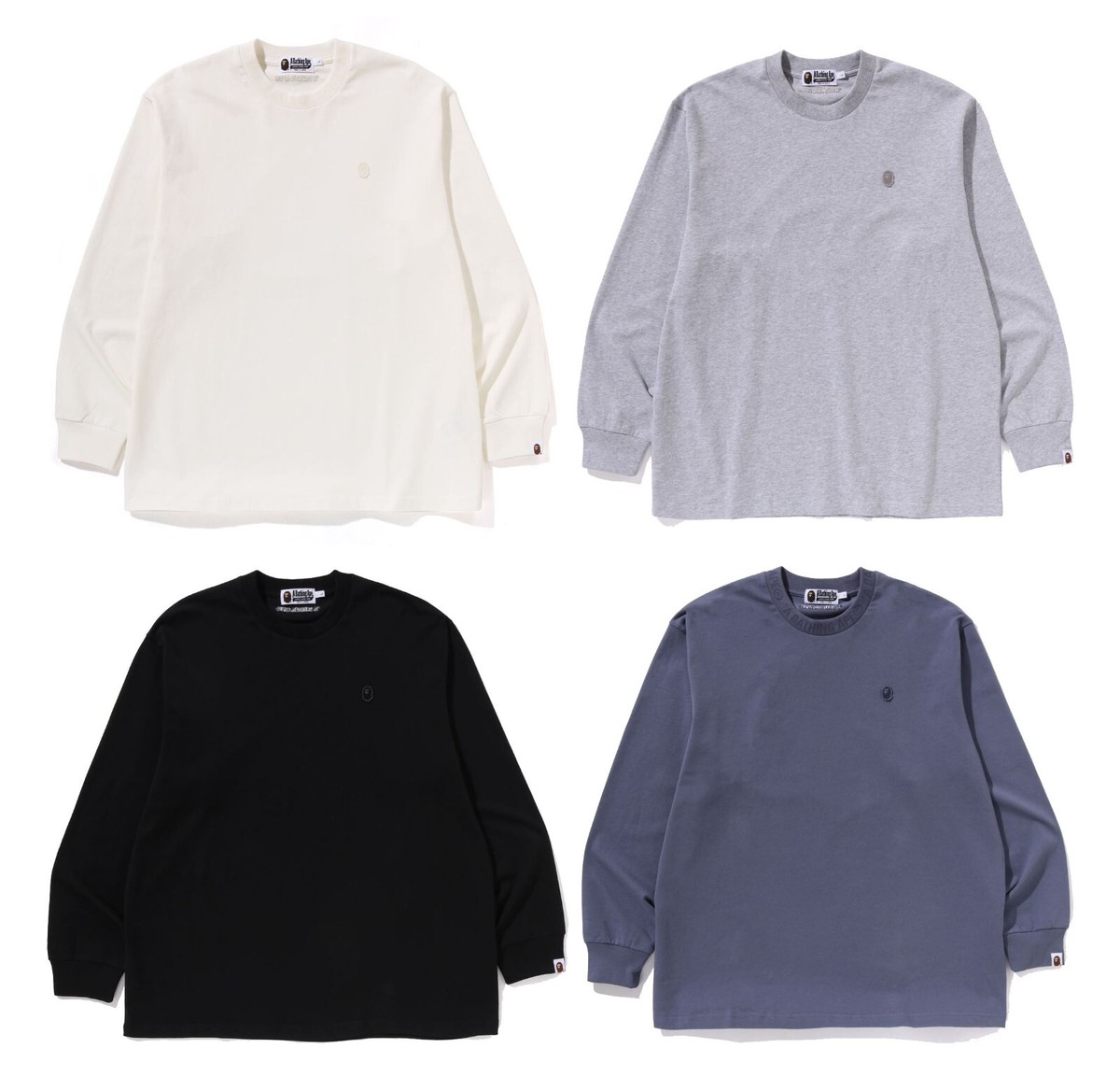 A BATHING APE ONE POINT LS TEE 【公式通販】