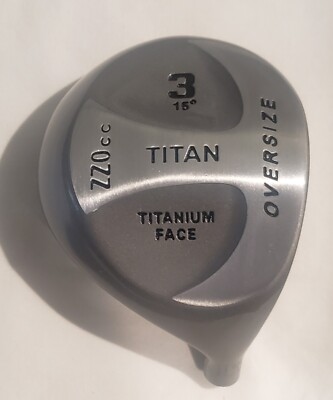 Titan Oversize #3, 15 degree Titanium Face, 220 cc, Right handed, Head only
