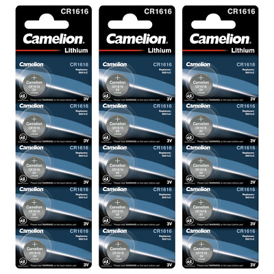 CR1616 1616 CR-1616 DL1616 Camelion Batterien 3V Lithium Knopfzellen MHD 10-2033