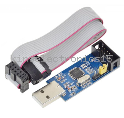 USBASP AVR Programmer Adapter - Downoader 10 Pin Kabel ATTiny USBISP