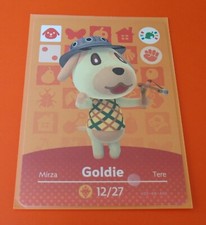Goldie Amiibo Festival Card Animal Crossing New Horizons Never Scanned Mint 