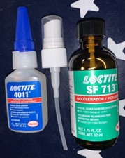 Loctite 4011 Medical Adhesive 0.70oz (20g) 142059 & SF 713 Accelerator 135305