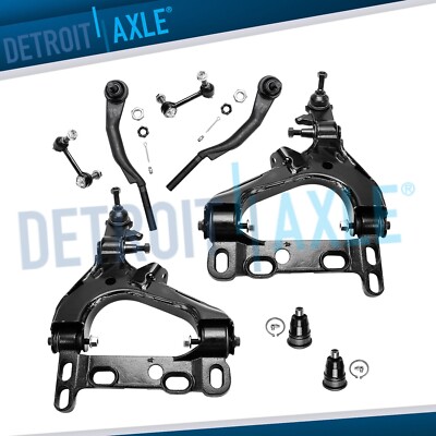 Front Lower Control Arm Sway Bar Tie Rod for 2004-2007 Trailblazer EXT Rainier