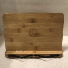 WW Bamboo Book Holder NEW 11 X 71/2 Kitchen Handy 