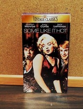 Some Like It Hot VHS 1997, B W Marilyn Monroe, Tony Curtis, Jack Lemon, NEW