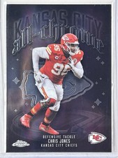 Topps 2025 Chrome All-Chrome Chris Jones Kansas City Chiefs Insert ACT-17