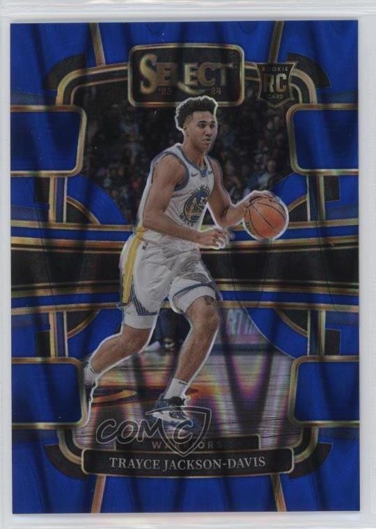 2023 Panini Select Concourse Blue Tectonic Prizm 82/99 Trayce Jackson-Davis 10j9
