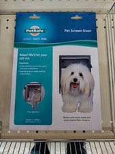 PetSafe P1-ZB-11 Small Tear Resistant, Easy to Setup Pet Screen Door- up to 30lb