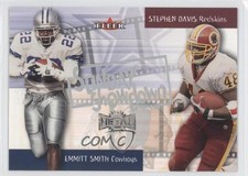 2000 Fleer Metal Sunday Showdown Emmitt Smith Stephen Davis #1SS HOF 0a4