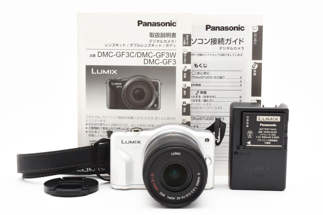 Panasonic Lumix DMC-GF3 Mirrorless Camera with 14-42mm Lens Kit Pre-Owned