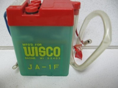 Vintage NOS Wisco JA-1F 6 Volt Battery