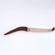 Vintage Horn Antler Handle Cheese Knife Duracut M Bernard Sheffield England