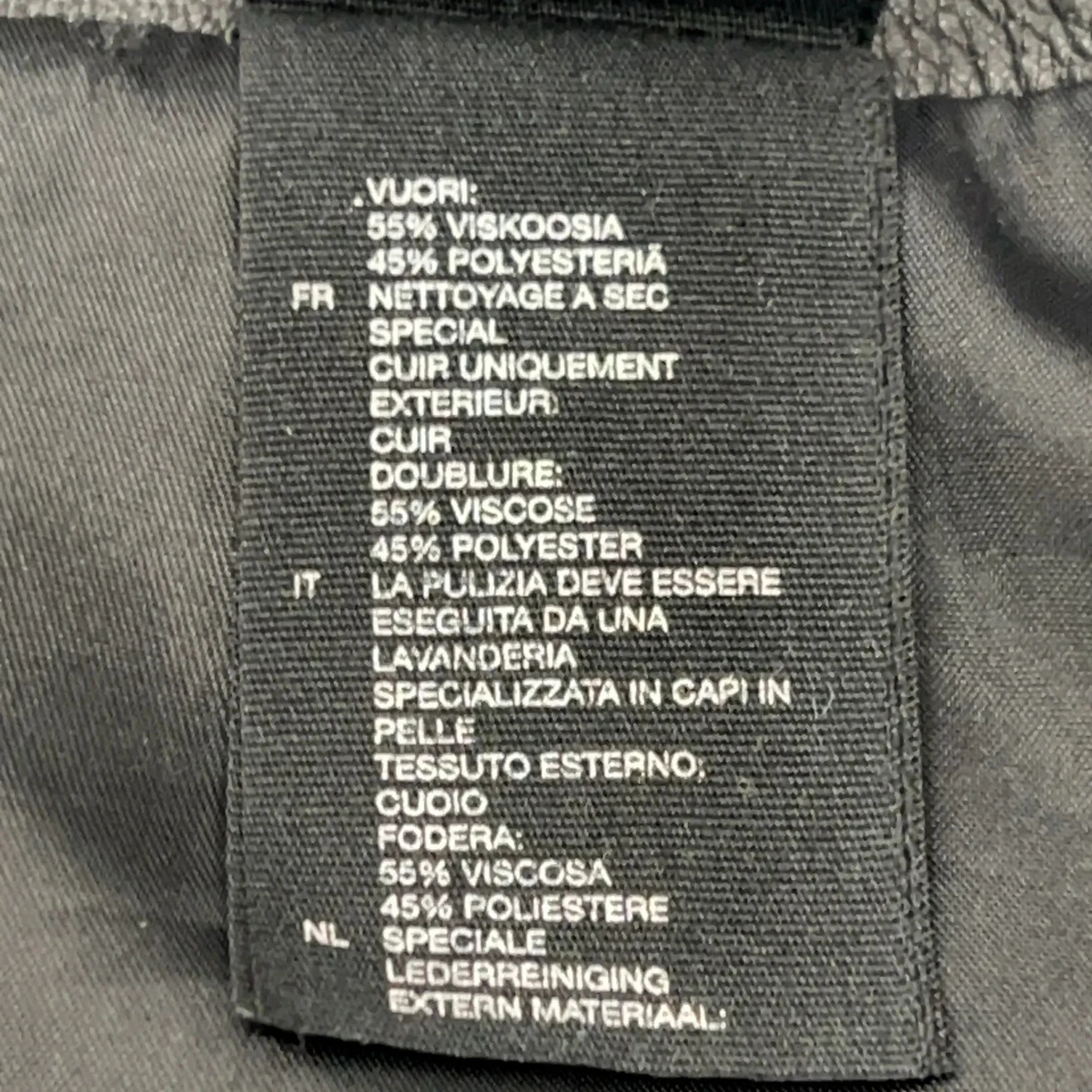 & Other Stories, Wickelrock, Größe: 36, Schwarz, Leder/Polyester/Viskose #nvH