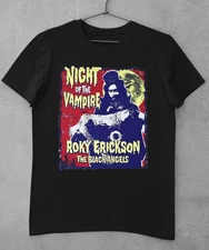 The Black Angel Halloween Roky Erickson Shirt Cotton Black Unisex S-4XL