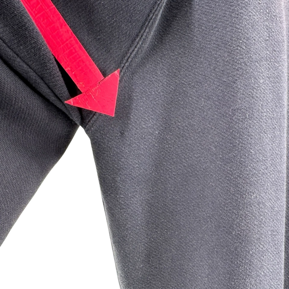 Sudadera con Capucha Vintage CI Sport Gonzaga Para Hombres XL Bulldogs Parche Letra Azul Marino Foto 4 de 4