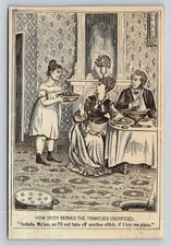 A & P How Biddy Served The Tomatoes Undressed Comic Afluent People P42