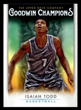 Isaiah Todd 2021 Upper Deck Goodwin Champions #4 UD *118