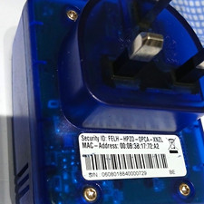 devolo dLAN Ethernet Highspeed 85 85Mbps Powerline Adapter 1x RJ45 Blue UK