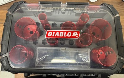 Diablo DHS14SGP 14 Pc General Purpose Bi-Metal Hole Saw Set