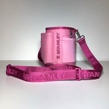 Stanley All Day 40 oz Quencher Carry-All Pink Crossbody Tumbler Strap Carrier