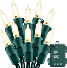 Battery Operated String Lights LED with Auto-Timer Modes