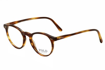 Polo Ralph Lauren Eyeglasses PH2083 2083 5007 Havana Striped Optical Frame 46mm